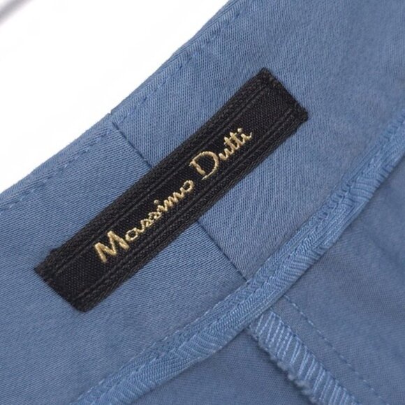 Massimo Dutti Women's Pants Size 8 Trousers Blue PORTUGAL🇵🇹MADE Mod 5034 - Picture 2 of 13